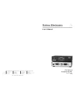 Extron electronics Extron P/2 DA2xi User Manual предпросмотр