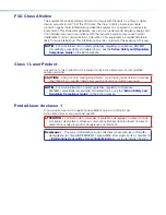 Preview for 4 page of Extron electronics FOX 3G HD-SDI User Manual