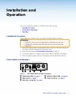 Preview for 14 page of Extron electronics FOX 3G HD-SDI User Manual