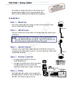 Extron electronics FOX DA8 Setup Manual предпросмотр