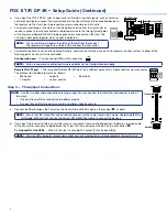 Предварительный просмотр 2 страницы Extron electronics FOX II T DP 4K Setup Manual