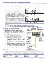 Предварительный просмотр 2 страницы Extron electronics FOX T USB Extender Plus Setup Manual