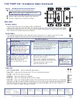 Предварительный просмотр 2 страницы Extron electronics FOX T UWP 302 Installation Manual