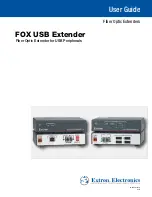 Предварительный просмотр 1 страницы Extron electronics FOX USB Rx (MM) User Manual