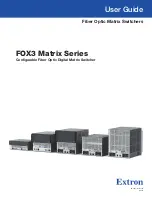 Extron electronics FOX3 Matrix 160x User Manual preview