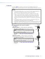 Preview for 17 page of Extron electronics FOX3 Matrix 160x User Manual