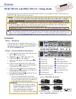 Extron electronics FOX3 R 301 Setup Manual preview