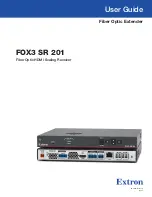 Extron electronics FOX3 SR 20 User Manual preview