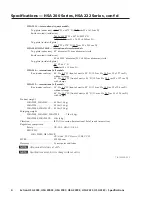 Preview for 4 page of Extron electronics Hideaway HSA 200S Series Specifications