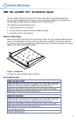 Extron electronics HRB 109 Installation Manual preview