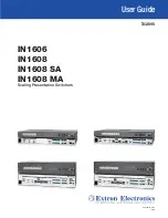 Extron electronics IN1606 User Manual preview