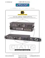 Extron electronics Inline CIA116 Series Operation Manual предпросмотр