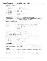 Extron electronics Interface IPL T PC1 Specifications preview