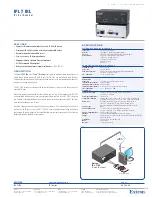 Preview for 1 page of Extron electronics IP Link IR Learner IPL T IRL Specification Sheet