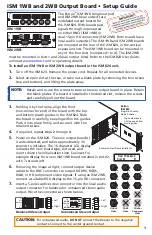 Предварительный просмотр 1 страницы Extron electronics ISM 1WB Setup Manual