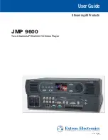 Extron electronics JMP 9600 User Manual preview