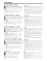 Preview for 2 page of Extron electronics Matrix 12800 Audio User Manual