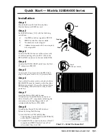 Предварительный просмотр 3 страницы Extron electronics Matrix 3200 Series User Manual