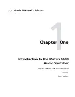 Предварительный просмотр 7 страницы Extron electronics Matrix 3200 Series User Manual