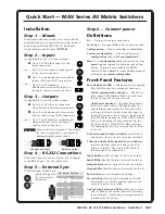 Preview for 5 page of Extron electronics MAV 44 Series User Manual