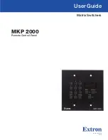 Extron electronics MKP 2000 User Manual preview