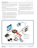 Preview for 2 page of Extron electronics MLC 104 IP Plus Series Specification Sheet