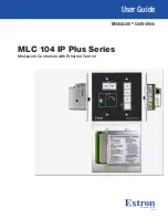 Extron electronics MLC 104 IP Plus Series User Manual предпросмотр