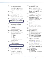 Preview for 83 page of Extron electronics MLC 104 IP Plus Series User Manual