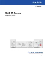 Extron electronics MLC 55 RS User Manual preview