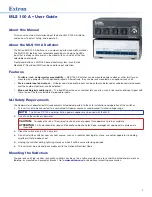 Extron electronics MLS 100 A User Manual предпросмотр