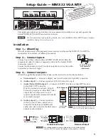 Preview for 1 page of Extron electronics MMX 32 VGA MTP Setup Manual