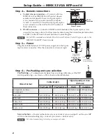 Preview for 2 page of Extron electronics MMX 32 VGA MTP Setup Manual