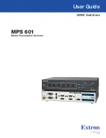 Extron electronics MPS 601 User Manual preview