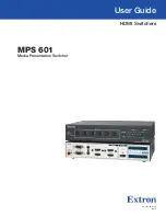 Extron electronics MPS 601 User Manual предпросмотр