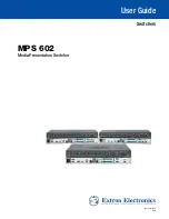 Extron electronics MPS 602 User Manual предпросмотр