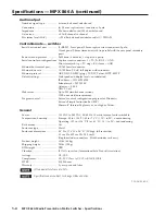 Preview for 3 page of Extron electronics MPX 866 A Specifications