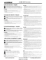 Preview for 2 page of Extron electronics MPX 866 A User Manual