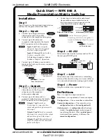 Preview for 3 page of Extron electronics MPX 866 A User Manual