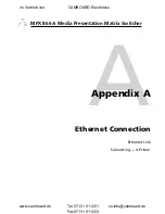 Preview for 129 page of Extron electronics MPX 866 A User Manual