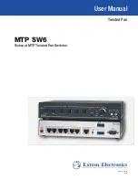 Extron electronics MTP SW6 User Manual предпросмотр