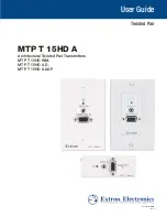 Предварительный просмотр 1 страницы Extron electronics MTP T 15HD A User Manual