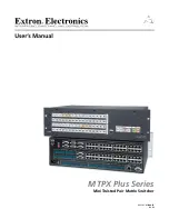 Extron electronics MTPX Plus Series User Manual preview