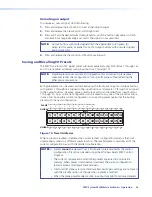 Preview for 28 page of Extron electronics MultiMatrix Switcher User Manual