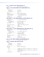 Preview for 120 page of Extron electronics MultiMatrix Switcher User Manual