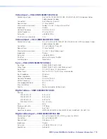 Preview for 122 page of Extron electronics MultiMatrix Switcher User Manual