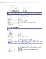 Preview for 123 page of Extron electronics MultiMatrix Switcher User Manual