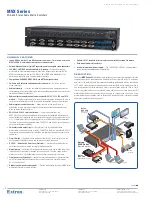 Extron electronics MVX 1212 VGA A Specification Sheet preview