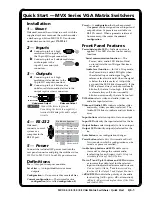 Preview for 5 page of Extron electronics MVX 44 Series User Manual