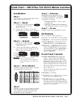 Preview for 5 page of Extron electronics MVX Plus 128 VGA A User Manual