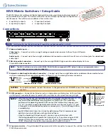 Extron electronics MVX Series Setup Manual preview